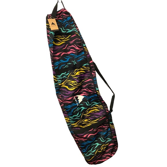 NWT BURTON Space Sack Snowboard Travel Bag 156 cm Safari Rainbow Zebra Case - Picture 1 of 5